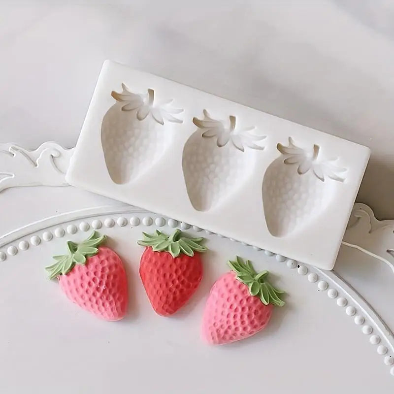 Silicone Sprigs- Strawberries