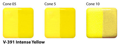 Intense Yellow Velvet Underglaze by Amaco V-391