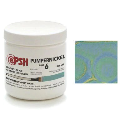 PSH Cone 6 Pumpernickel Gloss Glaze 500mL