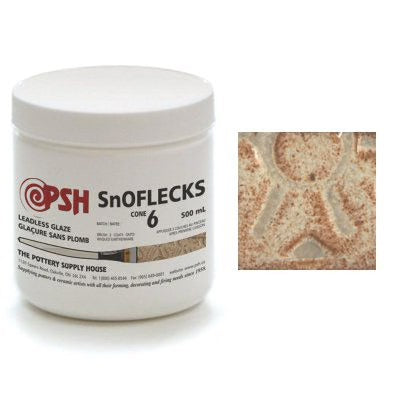 PSH Cone 6 Snoflecks Gloss Glaze 500mL