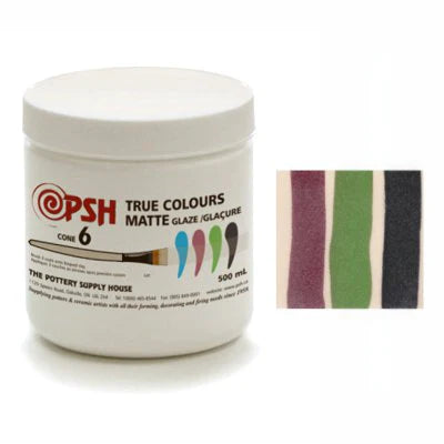 PSH Cone 6 True Colours Matte Glaze 500mL