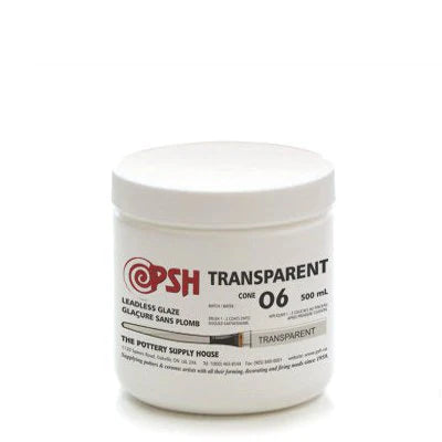 Low Fire Glaze- PSH Cone 06 Transparent Gloss Glaze 500mL