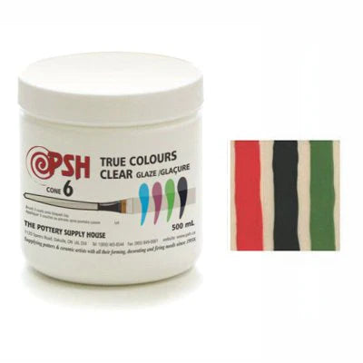 PSH Cone 6 True Colours Clear Glaze 500mL