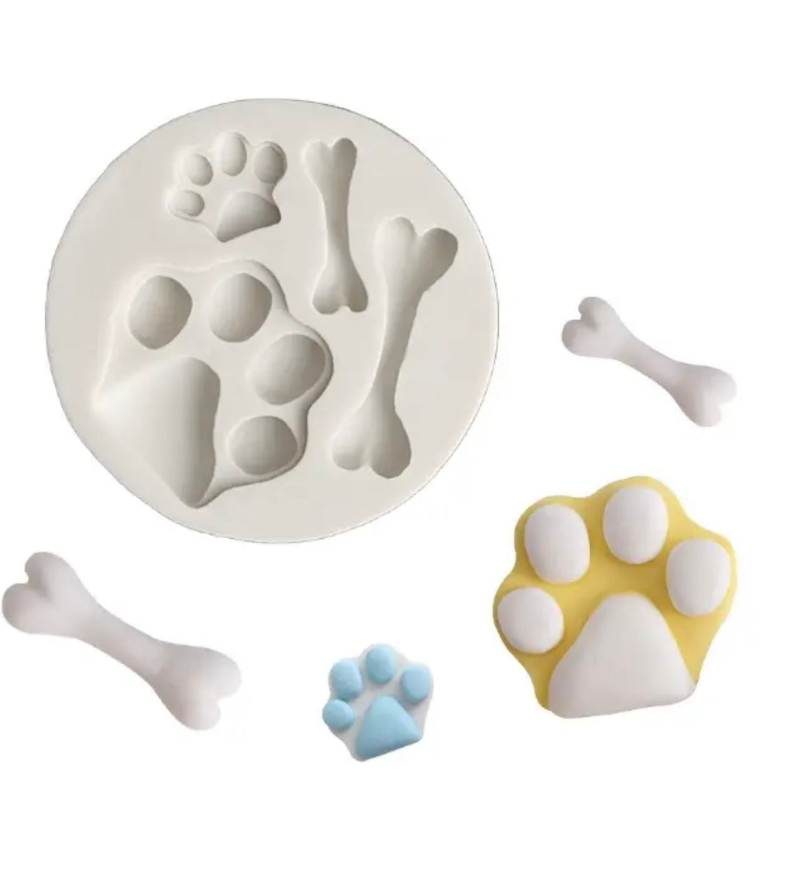 Silicone Sprigs- Paws & Bones