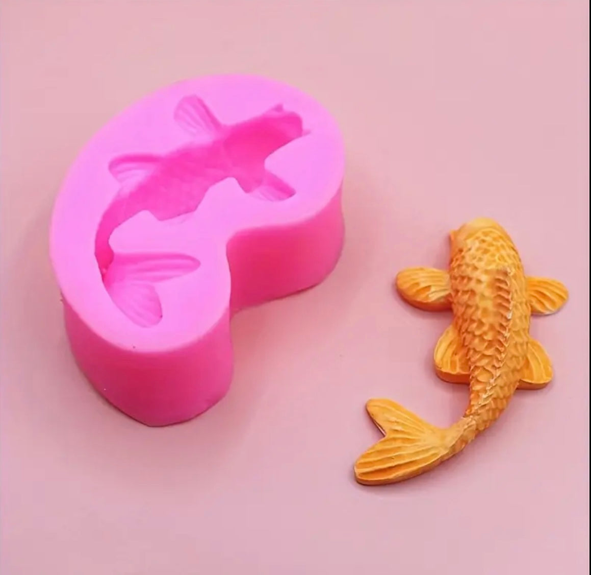 Silicone Sprigs- Koi Fish mold