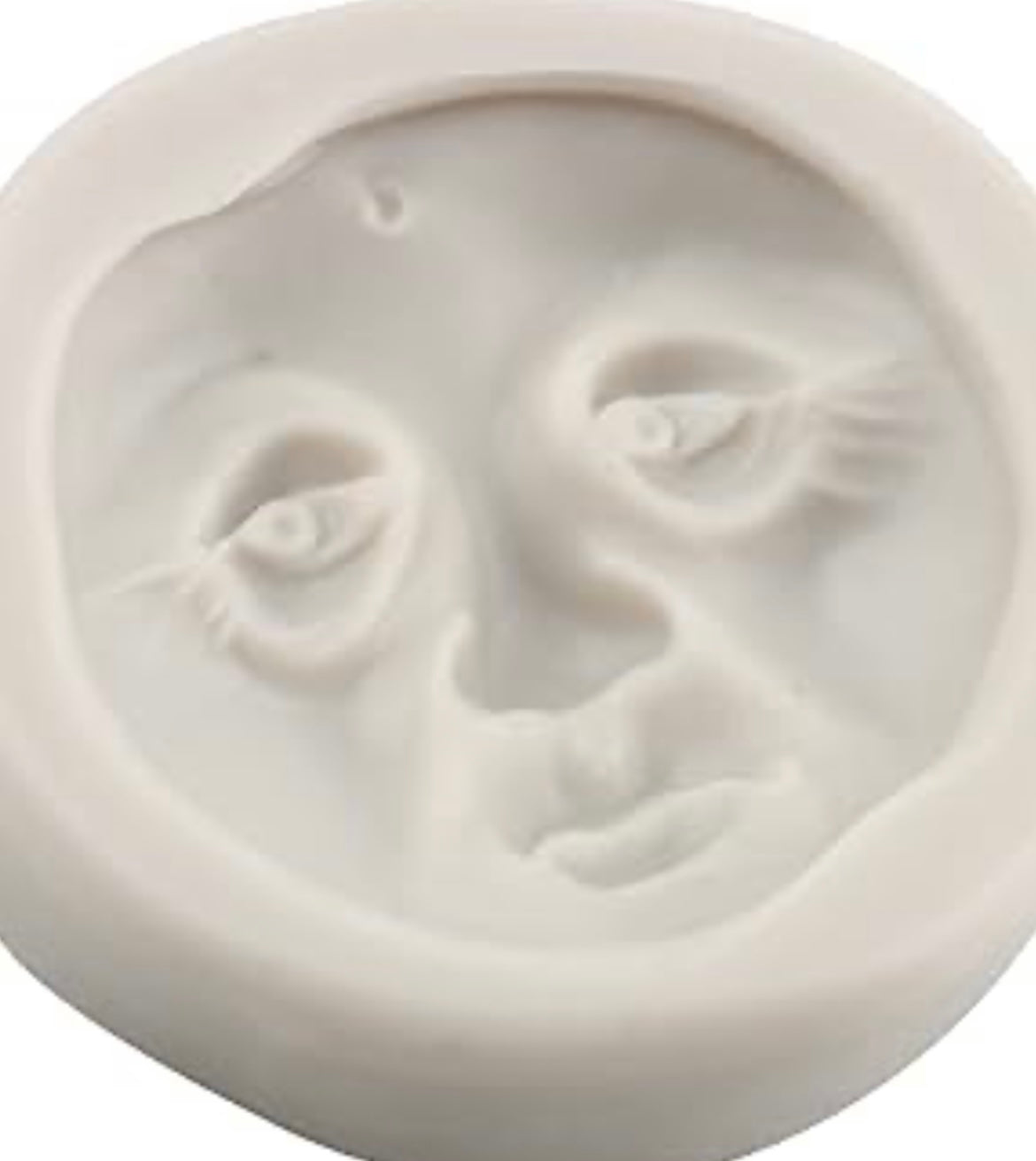 Silicone Sprigs- Moon face mold