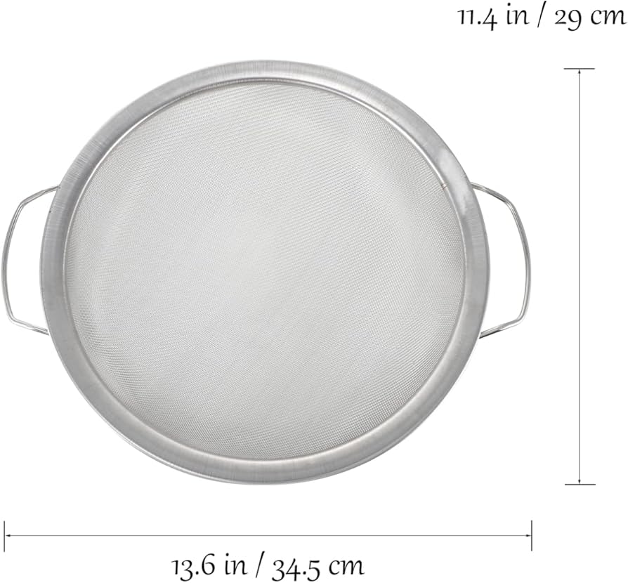 Fine Mesh Stainless Steel Strainer for Glaze Making and reclaim