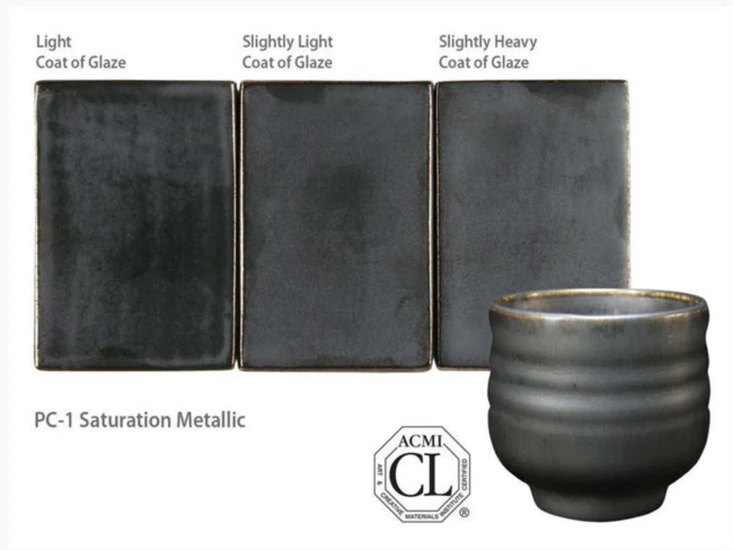 PC-01 Saturation Metallic Glaze by Amaco