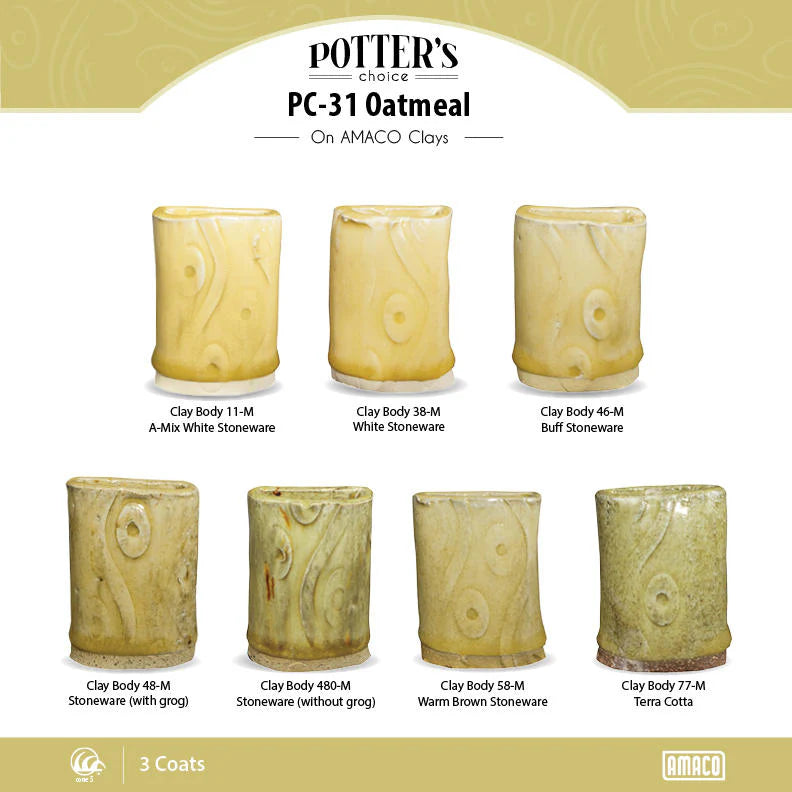 PC-31 Oatmeal Glaze by Amaco