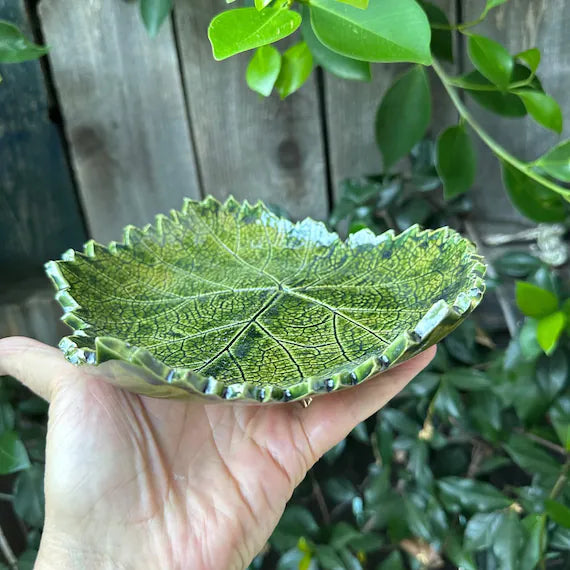 Parent & Child Pressed Leaf Dishes