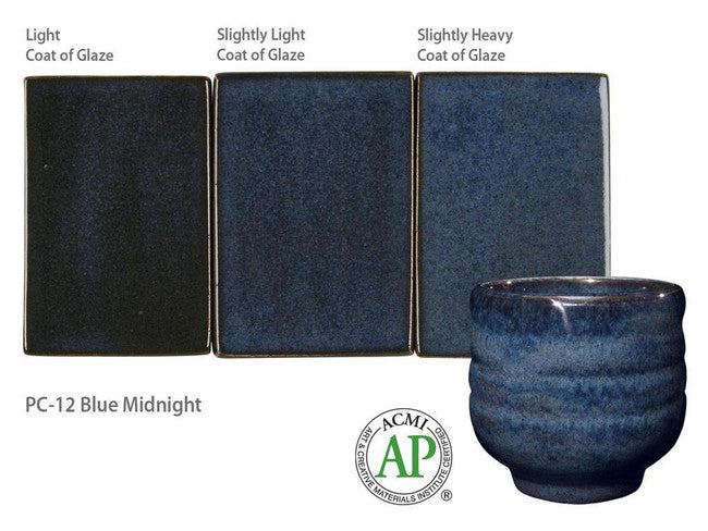 PC-12 Blue Midnight Glaze by Amaco
