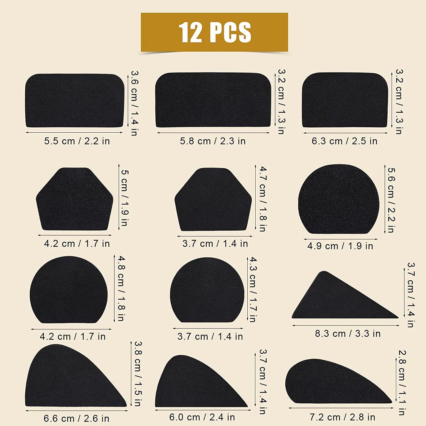 Handle Molds Sizes