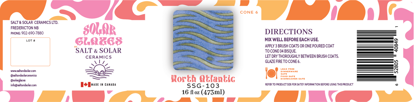 North Atlantic- Cone 6 Brushing Glaze