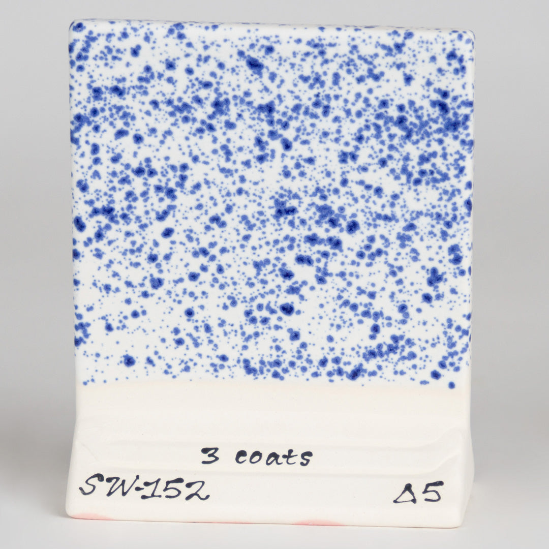 Blue Splatterware Stoneware Glaze SW-152