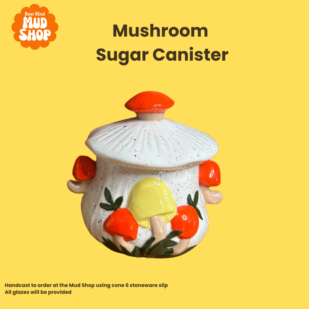 Paint your own vintage mushroom ceramics! May 16th 1-4pm