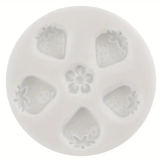Silicone Sprigs-  Strawberries & Blossom
