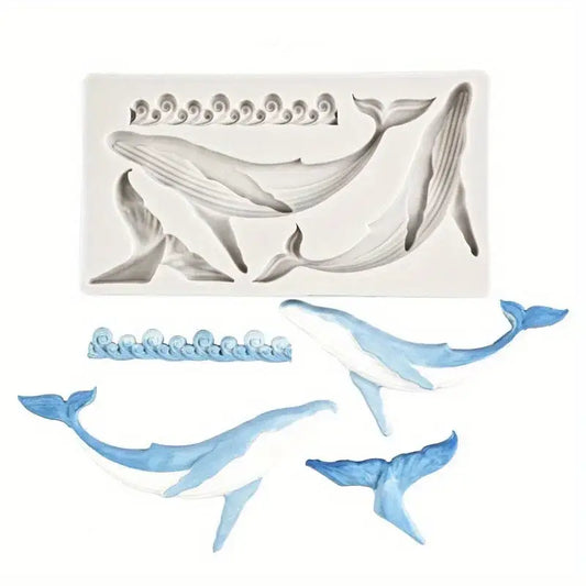Silicone Sprigs - Whales