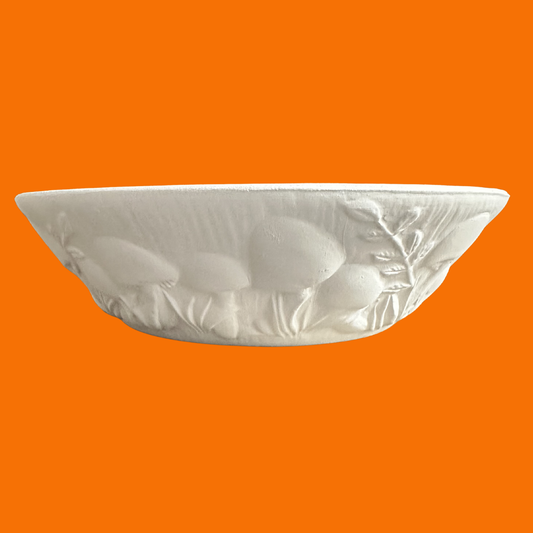 Bisque- Vintage 1974 Arnel's Merry Mushroom Bowl (Arnel's 776)