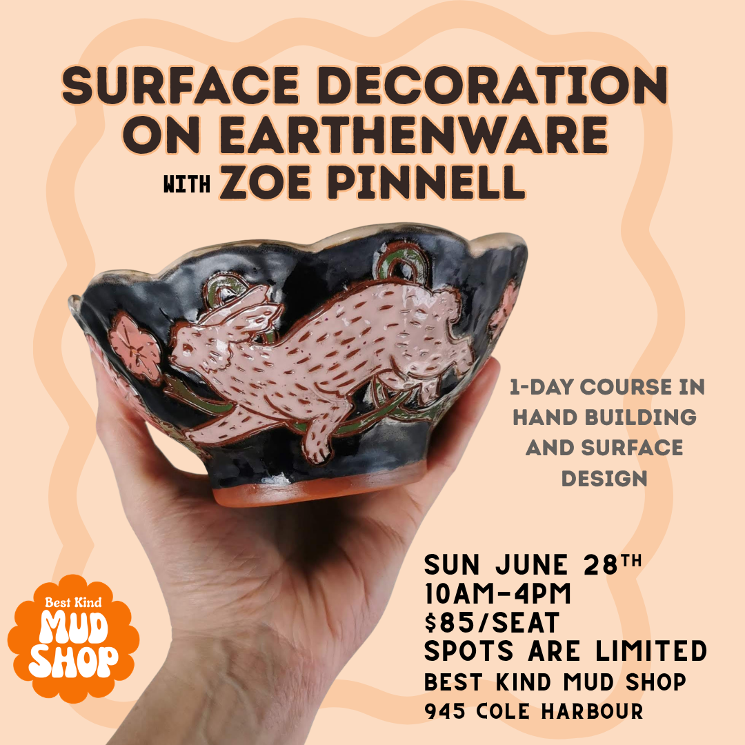 Surface Decoration with Zoe Pinnell - Sun, June 28th 10-4pm