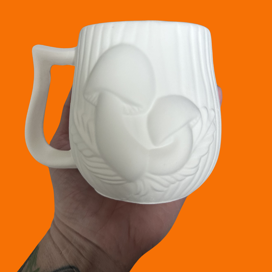 Bisque- Vintage Arnel's Merry Mushroom Mug (Arnel's 755)