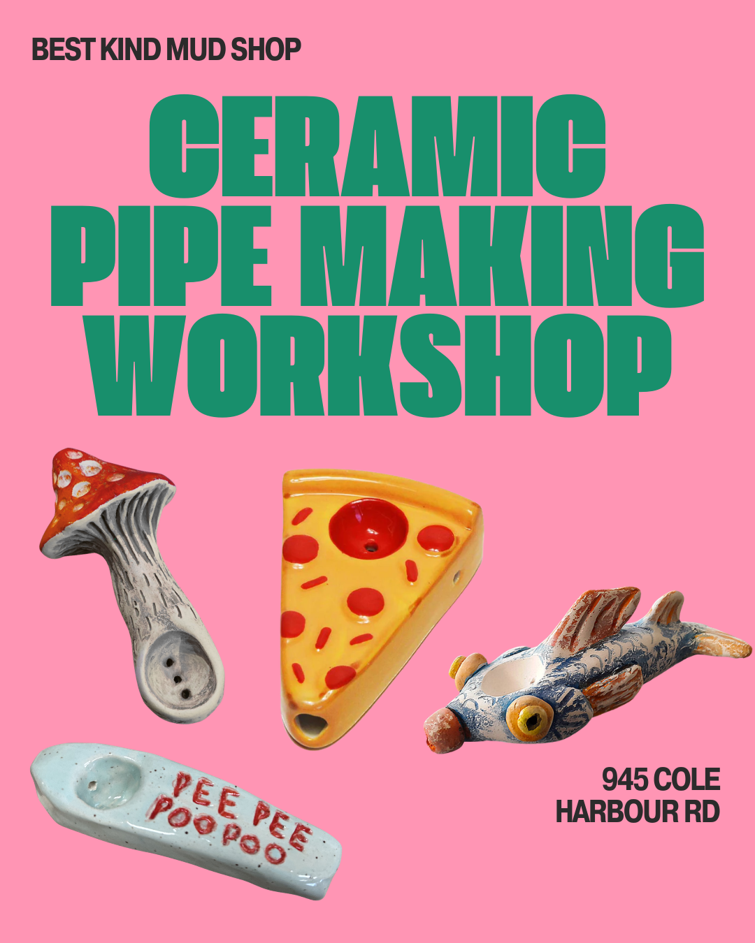 Ceramic Pipe Making Workshop 🍃