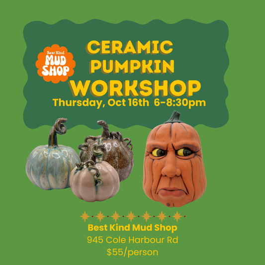 Make Your Own Ceramic Pumpkin Workshop