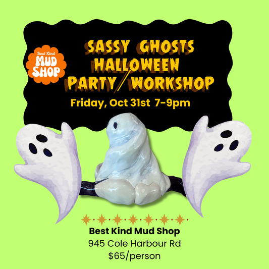 Sassy Ghosts Workshop/Halloween Party
