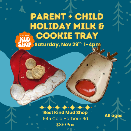 Parent + Child Holiday Milk & Cookie Tray