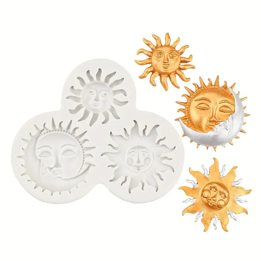 Silicone Sprigs - Sun & Moon Faces