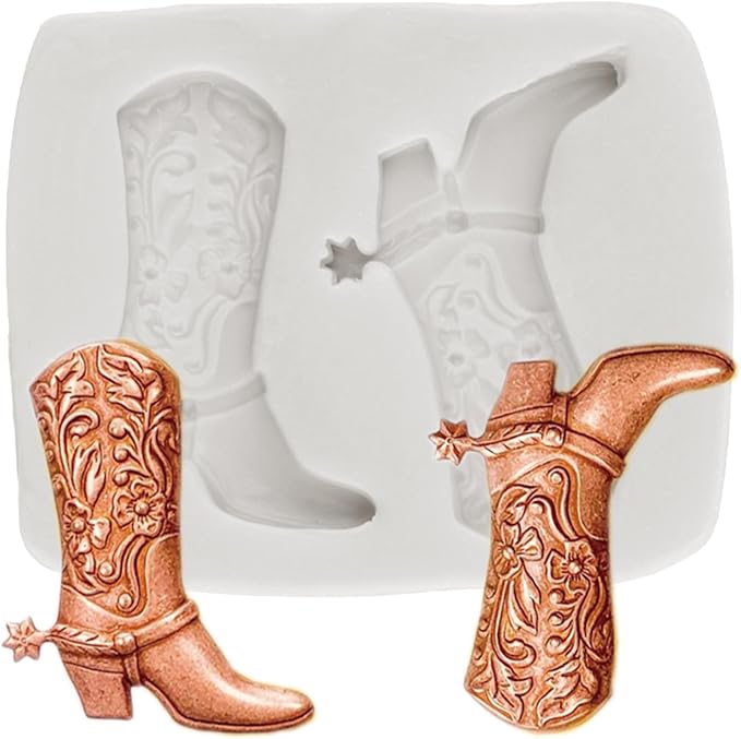 Silicone Sprigs- Cowboy Boot Pair