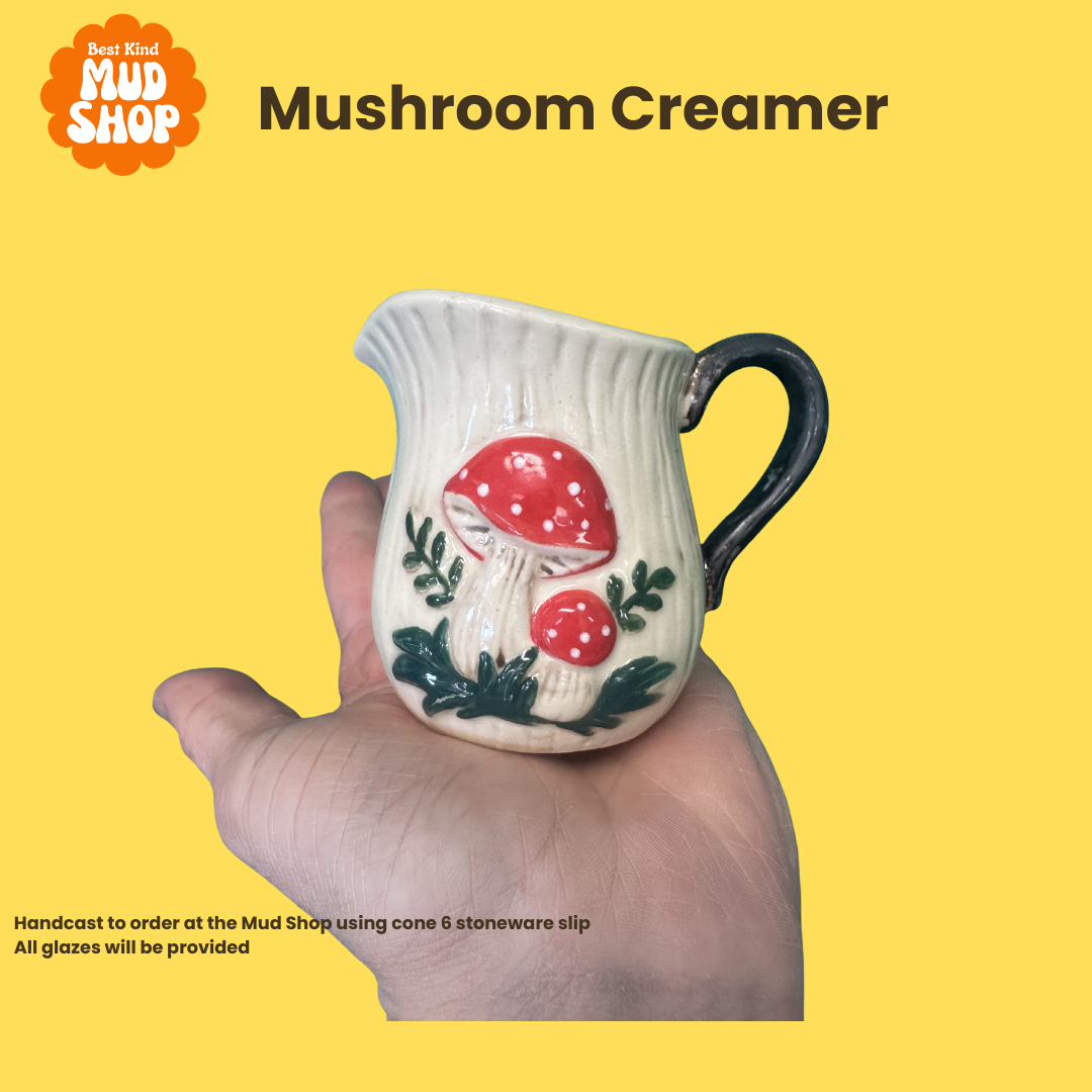 Paint your own vintage mushroom ceramics! May 16th 1-4pm