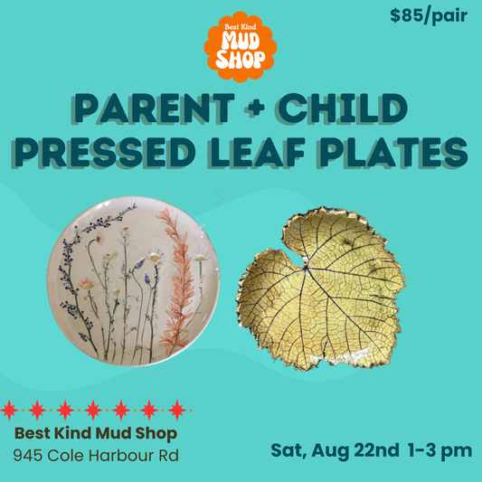 Parent & Child Pressed Leaf Dishes