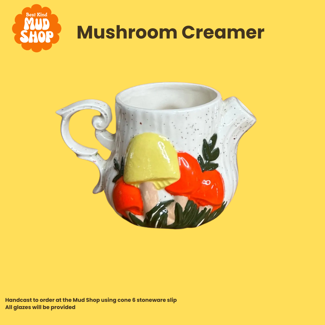 Paint your own vintage mushroom ceramics! May 16th 1-4pm