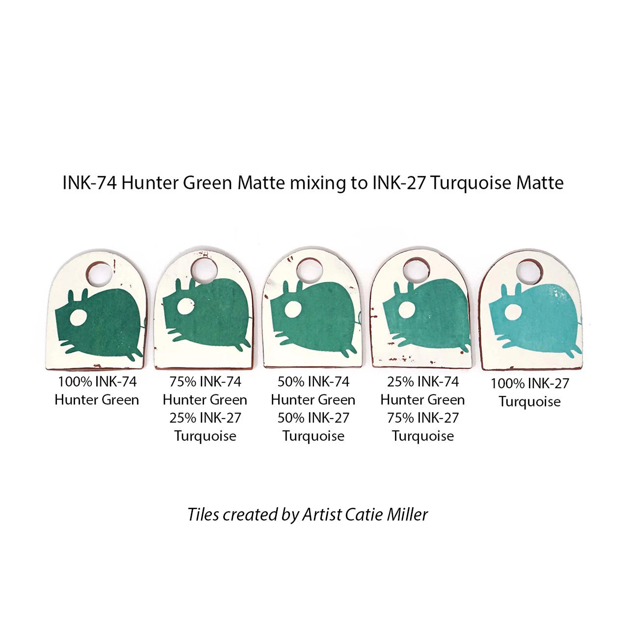 Ink-74 Hunter Green Matte Ink by Amaco