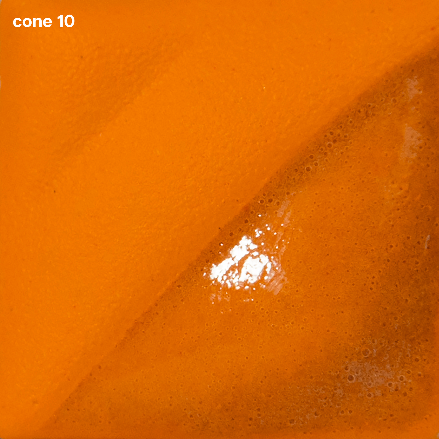 Bright Orange Velvet Underglaze by Amaco V-390