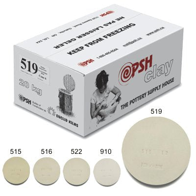 20KG #519 CONE 6 White Clay