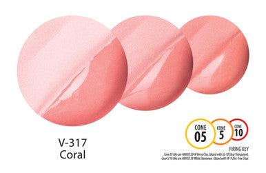 Coral Velvet Underglaze by Amaco V-317