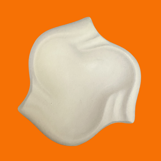 Bisque- Vintage MCM Ashtray