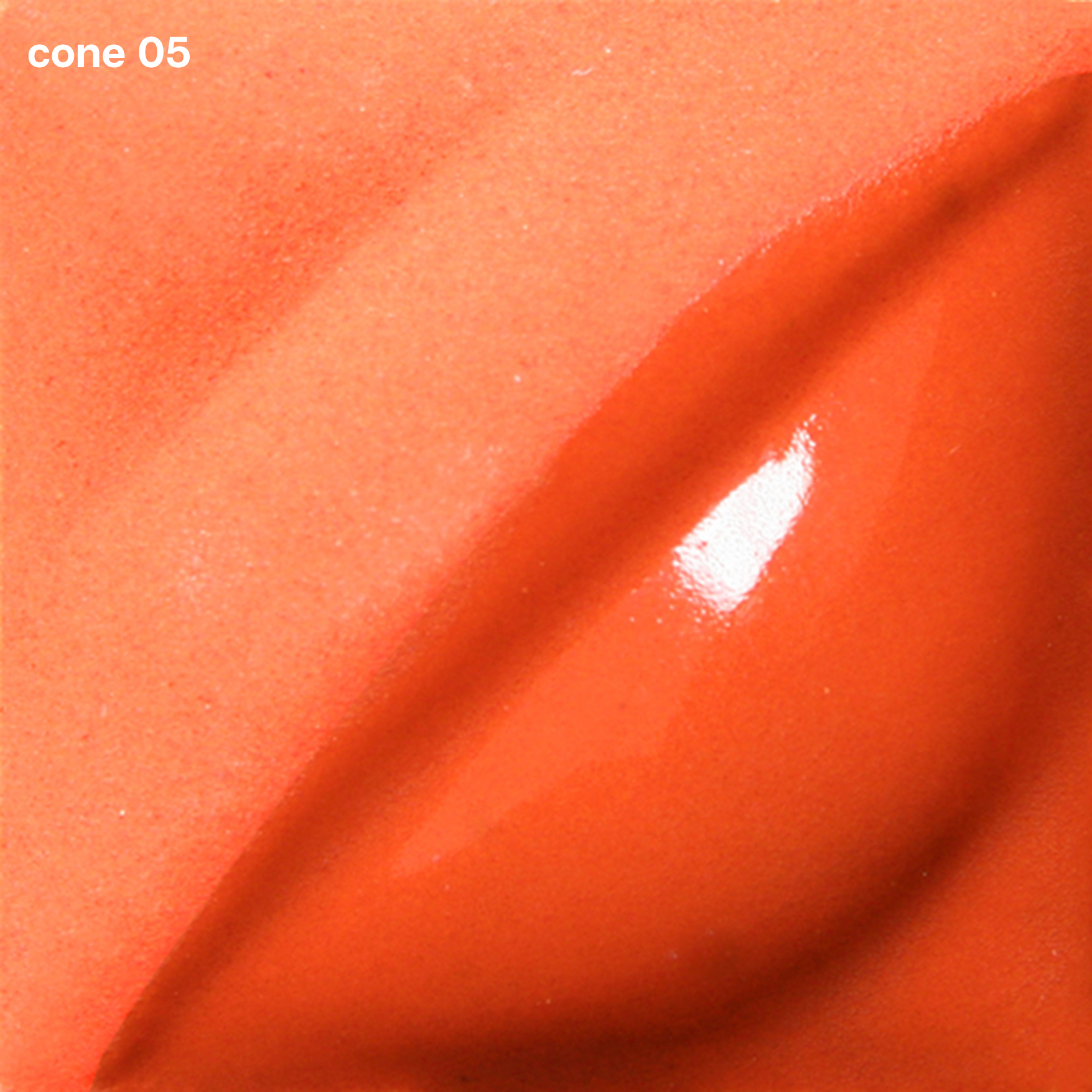Flame Orange Velvet Underglaze by Amaco V-389