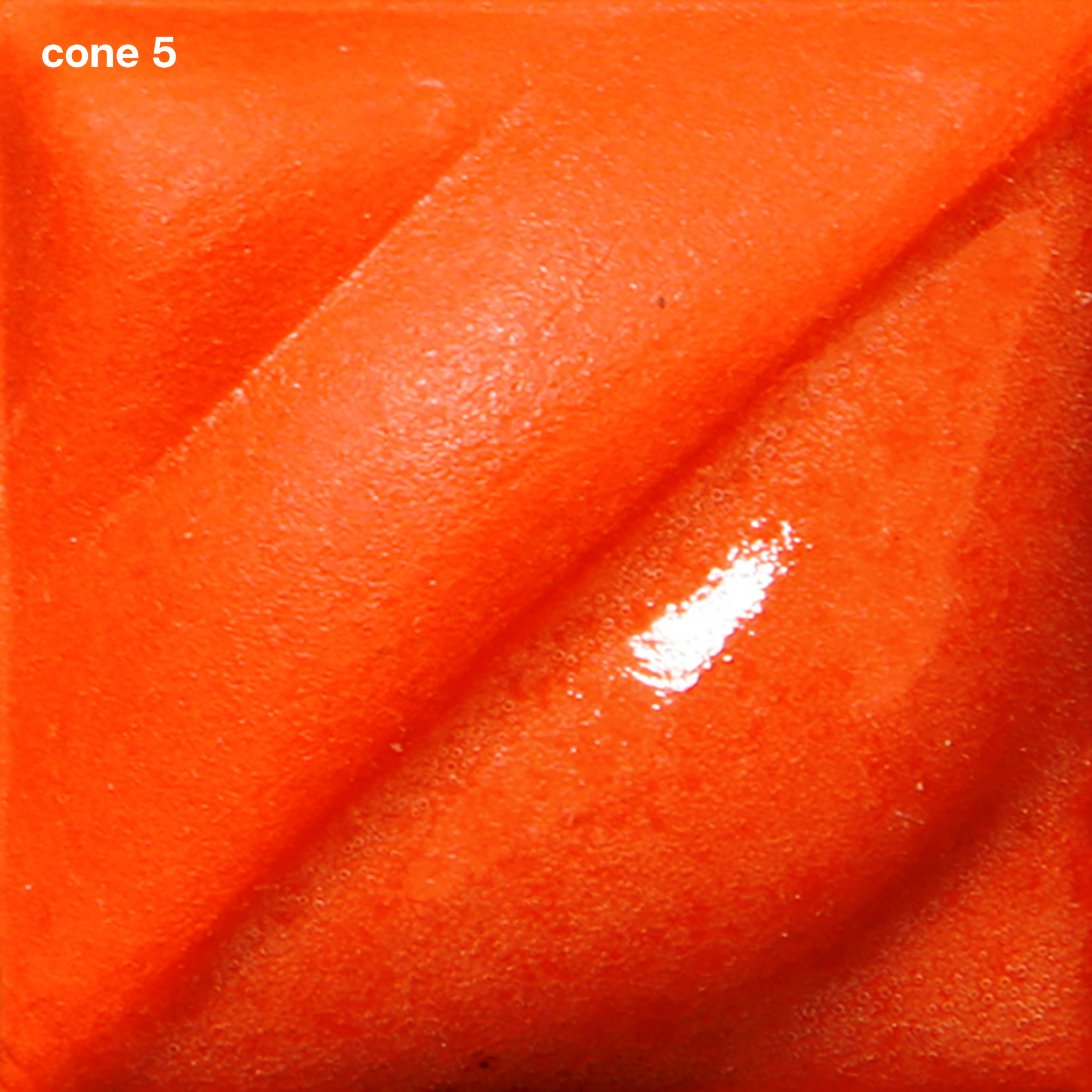 Flame Orange Velvet Underglaze by Amaco V-389