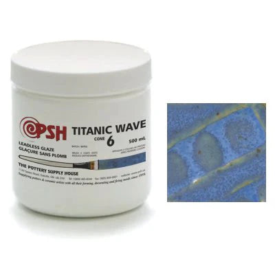 PSH Cone 6 Titanic Wave Gloss Glaze 500mL