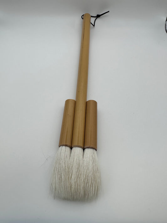 Bamboo Handle Flat Hake Glaze Brush