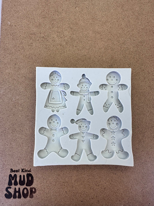 Silicone Sprigs- Gingerbread men