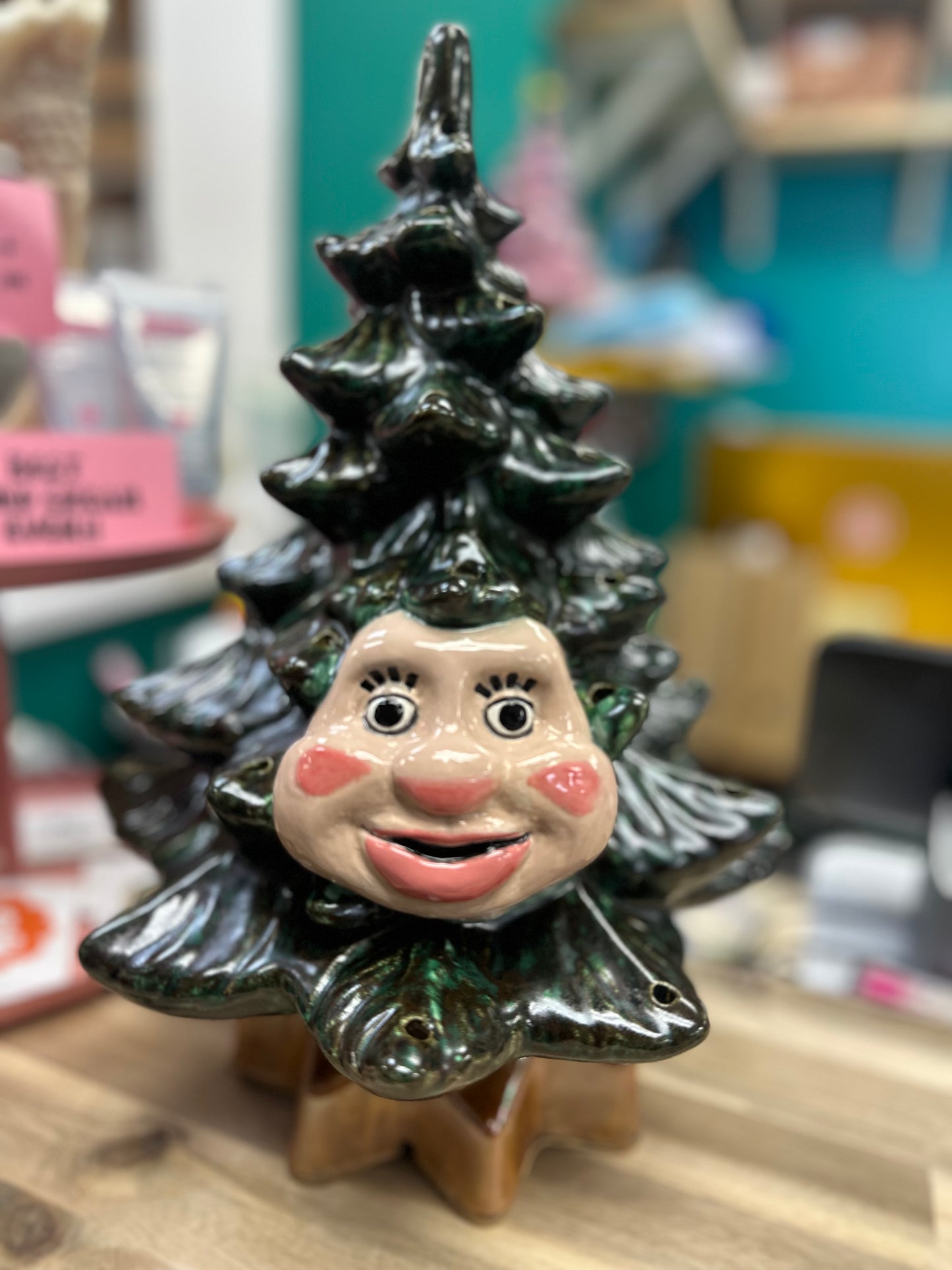 Ceramic Woody the Christmas Tree- Charity Auction!