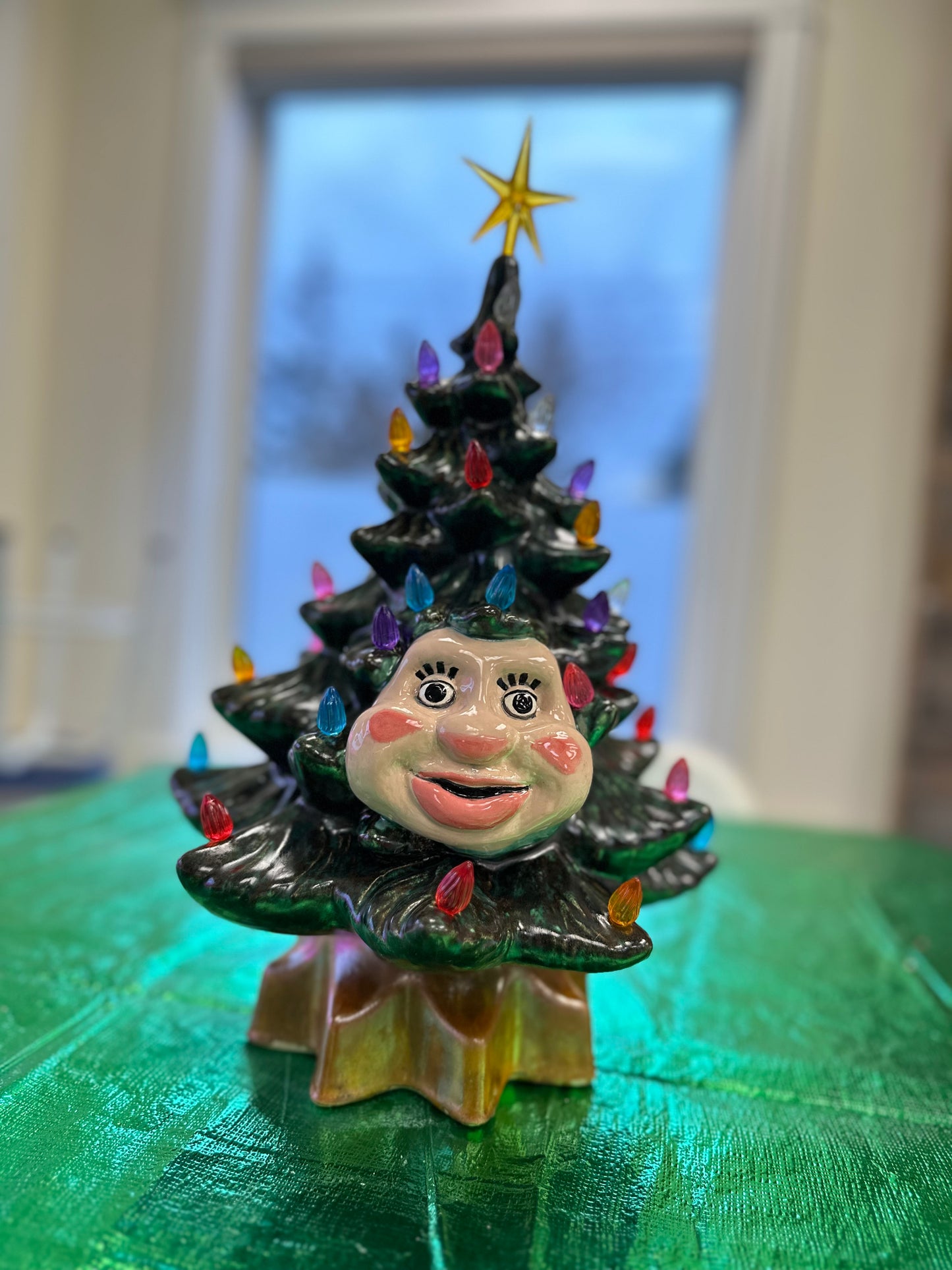 Ceramic Woody the Christmas Tree- Charity Auction!