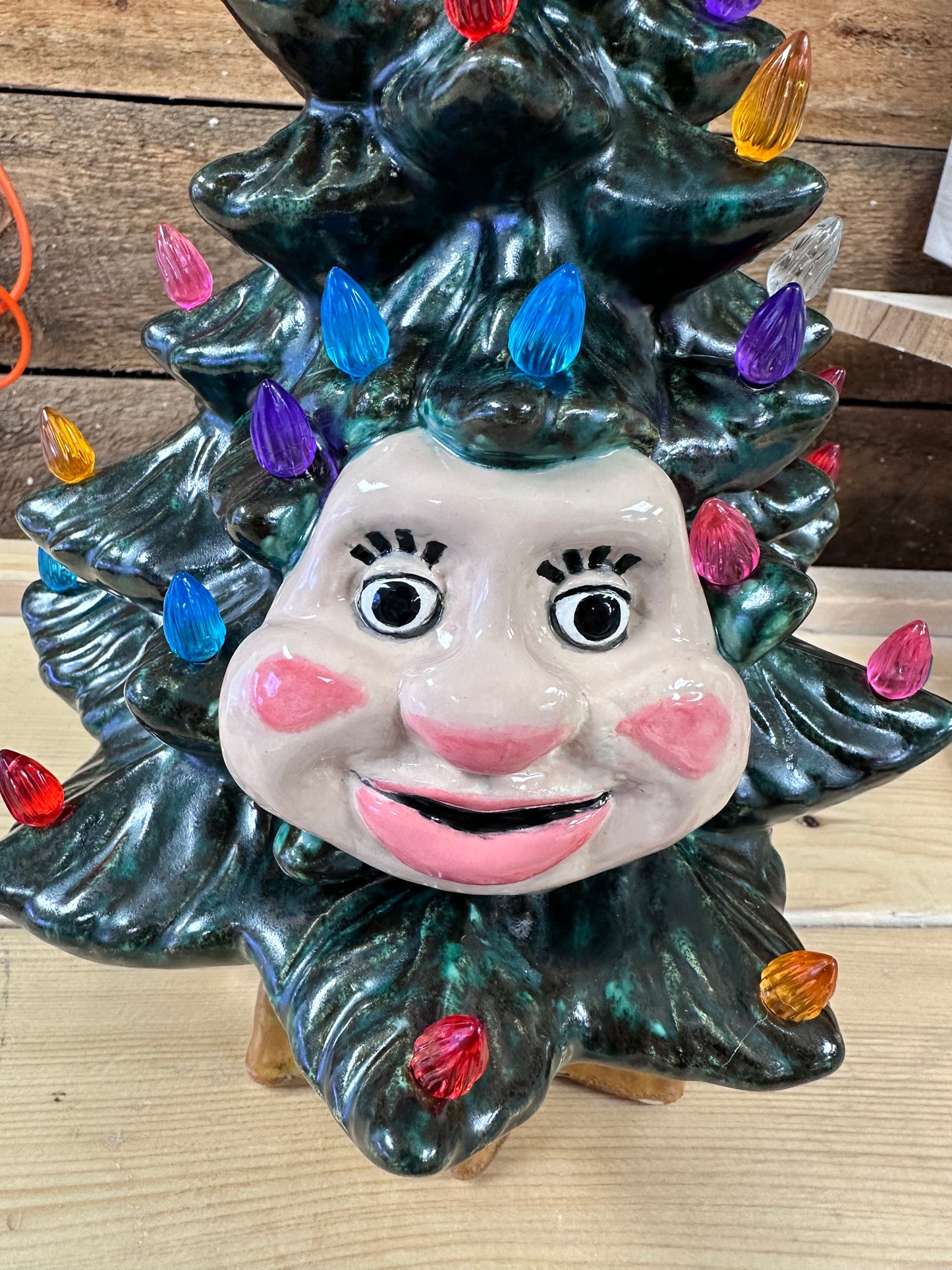 Ceramic Woody the Christmas Tree- Charity Auction!