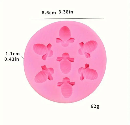 Silicone Sprigs- 7 Little Bees