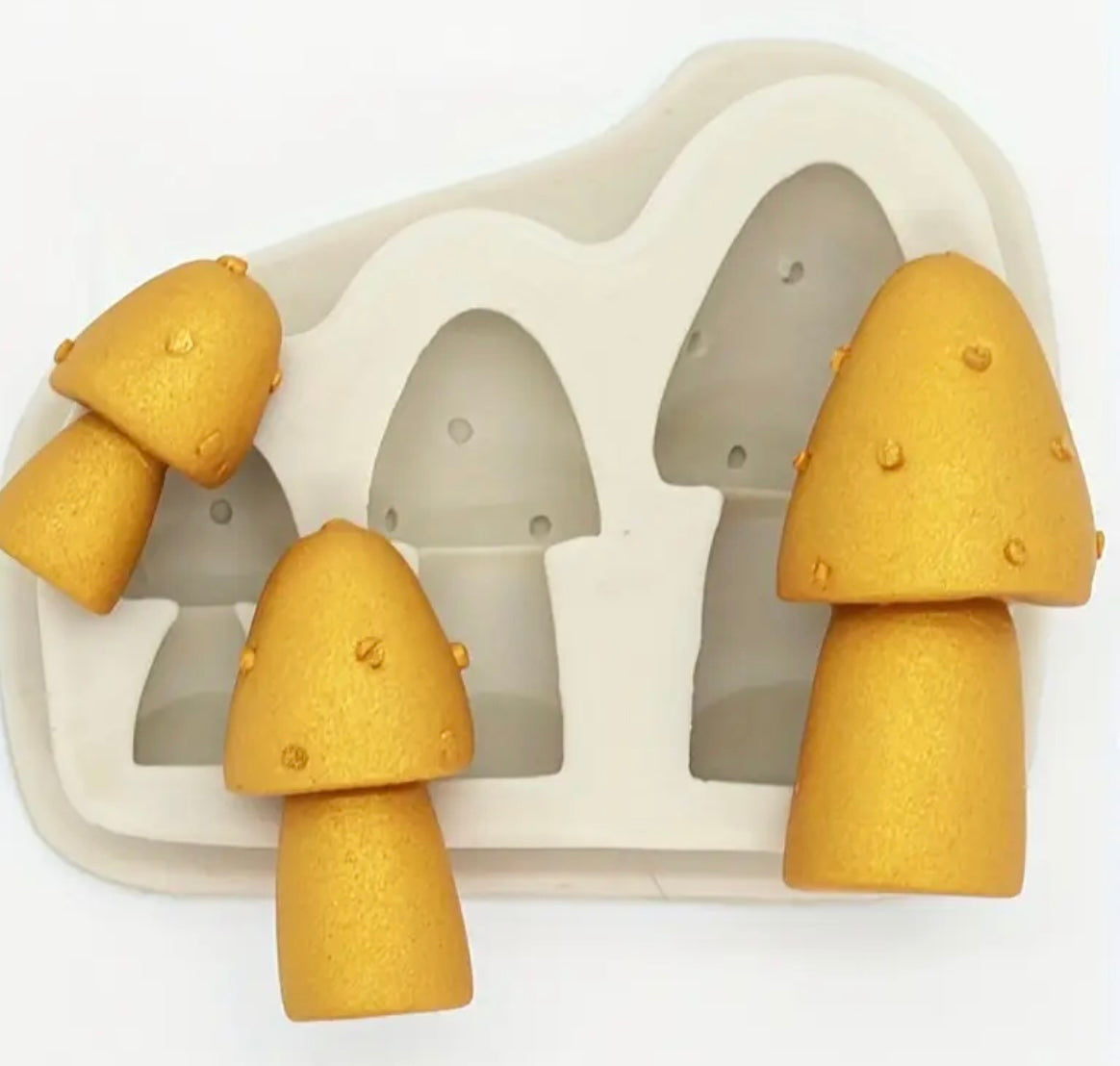 Silicone Sprigs- Mushroom trio mold