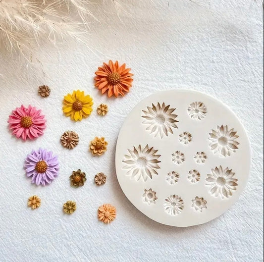 Silicone Sprigs- Daisies