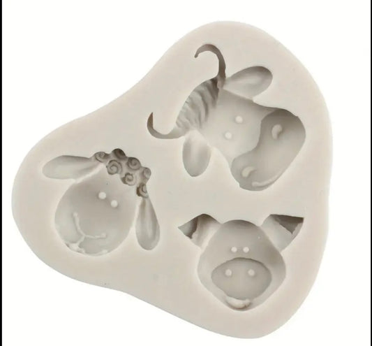 Silicone Sprigs- Farm Animals